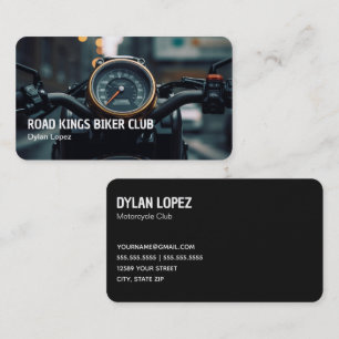 Carte De Visite Moto Club Biker