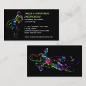 Carte De Visite Moto de motocross de procès (Devant / Derrière)