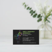 Carte De Visite Moto de motocross de procès (Debout devant)