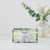 Carte De Visite Moto de police (Debout devant)