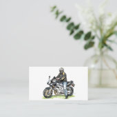 Carte De Visite Moto et Rider (Debout devant)