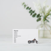 Carte De Visite Moto personnalisé (Debout devant)