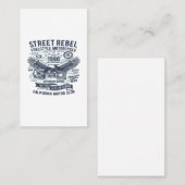 Carte De Visite Moto Street Rebel (Devant / Derrière)