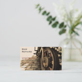 Carte De Visite Moto vintage (Debout devant)