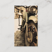 Carte De Visite Moto vintage (Dos)
