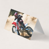 Carte De Visite Motocross (Dos)