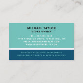 Carte De Visite Motocross, Magasin de vélo Freestyle (Dos)