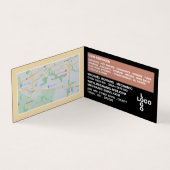 Carte De Visite Motocyclette classique, mécanique automobile/répar (Intérieur)