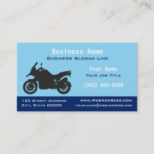 Carte De Visite Motocyclette de tourisme sportif Moto pour caval