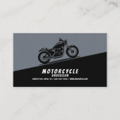 Carte De Visite Motocyclette en diagonale (Devant)