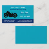 Carte De Visite Motocyclette vintage/classique personnalisée (Devant / Derrière)