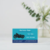 Carte De Visite Motocyclette vintage/classique personnalisée (Debout devant)