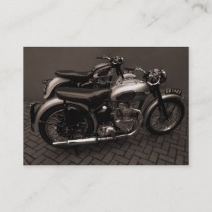 Carte De Visite Motocyclettes classiques, mini photo