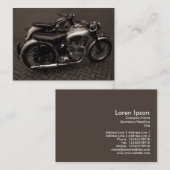 Carte De Visite Motocyclettes classiques, mini photo (Devant / Derrière)