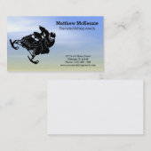 Carte De Visite Motoneige (Devant / Derrière)