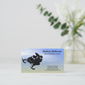 Carte De Visite Motoneige (Debout devant)