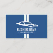 Carte De Visite Motoneige de course moderne voiture automobile (Devant)