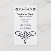 Carte De Visite motoneige florissante (Dos)