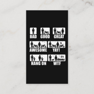 Carte De Visite Motorbike Passion Marié Couples Biker Humour