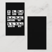 Carte De Visite Motorbike Passion Marié Couples Biker Humour (Devant / Derrière)