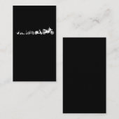 Carte De Visite Motorcycle Evolution Motorcycle Goal Motorbike Rac (Devant / Derrière)