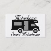 Carte De Visite Motorhome Motorhome doux rv (Dos)