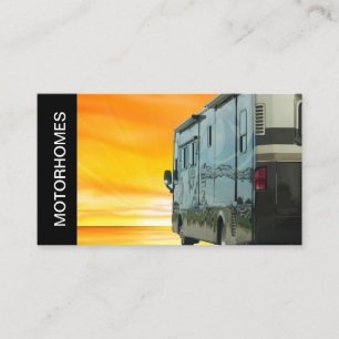 Carte De Visite Motorhomes Et Motocyclette