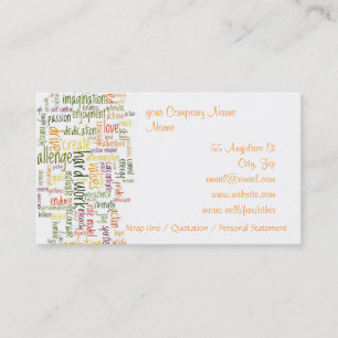 Carte De Visite Mots de motivation #2