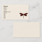 Carte De Visite mouche de dragon (Devant / Derrière)