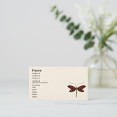 Carte De Visite mouche de dragon (Debout devant)