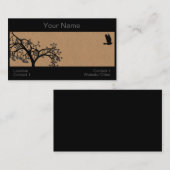 Carte De Visite Mouche loin 2 (Devant / Derrière)