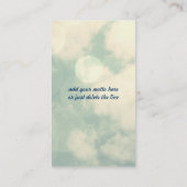 Carte De Visite Mouche plus haut (Dos)