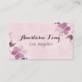 Carte De Visite Mouette violette moderne (Devant)