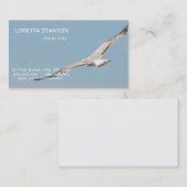 Carte De Visite Mouette volante (Devant / Derrière)
