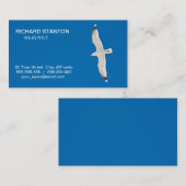 Carte De Visite Mouette volante (Devant / Derrière)