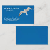 Carte De Visite Mouette volante (Devant / Derrière)