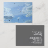 Carte De Visite Mouettes (Devant / Derrière)