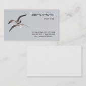 Carte De Visite Mouettes volantes (Devant / Derrière)