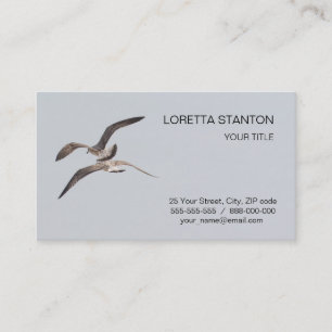 Carte De Visite Mouettes volantes