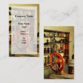 Carte De Visite Moulin à café et pot à sucre (Devant / Derrière)
