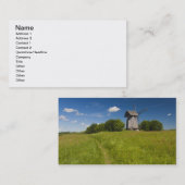Carte De Visite Moulin à vent à Mikhailovskoye (Devant / Derrière)