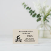 Carte De Visite Mountain biking (Debout devant)