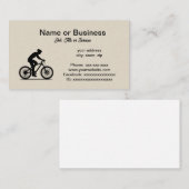 Carte De Visite Mountain biking (Devant / Derrière)