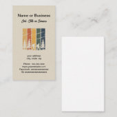 Carte De Visite Mountain hiking (Devant / Derrière)