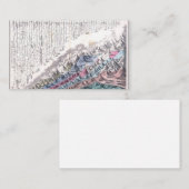 Carte De Visite Mountains And Rivers Of The World With Comparative (Devant / Derrière)