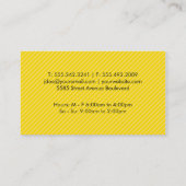 Carte De Visite Moustache (Dos)