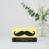 Carte De Visite Moustache noire, Barbiers hommes (Debout devant)