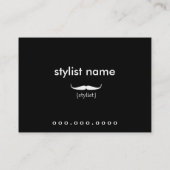 Carte De Visite Moustaches à vendre Chubby vertical (Dos)