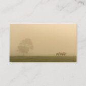 Carte De Visite Mouton dans le brouillard (Devant)