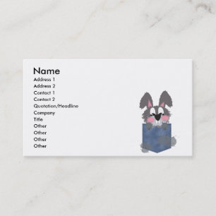 Carte De Visite Mouton de poussière de poche de Jean